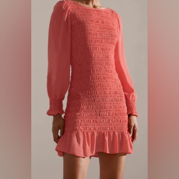 Krisa Smocked Mini Black Size XS - Picture 7 of 8